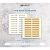 500 tem dán made in Vietnam, Tem decal sẵn keo lột dán (30x7)mm