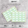 500 Tem Nhãn Dán Giá Tiền, Ghi Chú, Sticker Đánh Dấu Phân Loại Nhiều màu