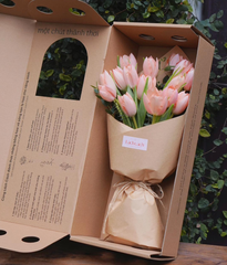 Box thảnh thơi tulip cam đào