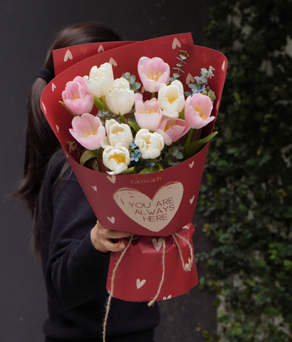 Hộp Hoa cho Em tulip