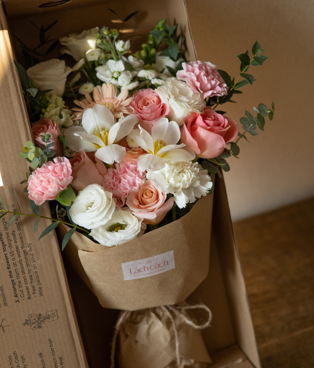 Box thảnh thơi hermosa mix tulip