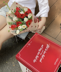 Hộp Hoa cho Em tulip