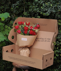 Box thảnh thơi tulip đỏ