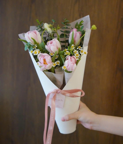 20/10/2026 - Mẫu 2 - Bồng bềnh 5b tulip hồng kép