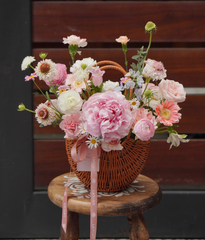 Giỏ Hàn Quốc peony