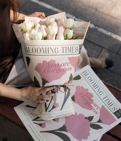 20/10/2026 - Mẫu 17 - Blooming 15b tulip trắng hồng