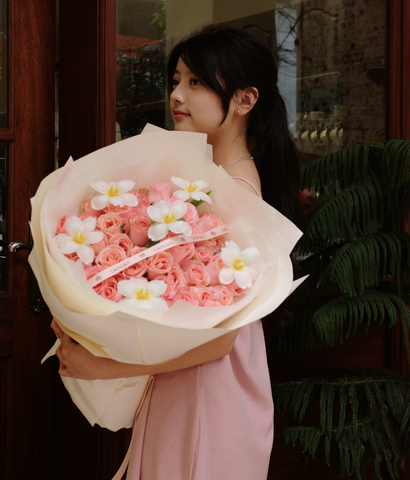 A Sweet Surprise hồng hermosa mix tulip