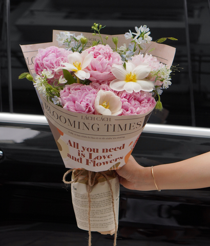 Bó Blooming times Peony