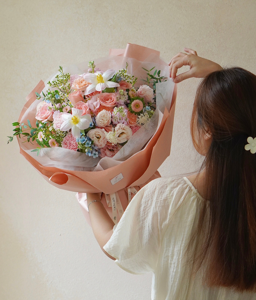 Bé tròn xoe hồng hermosa