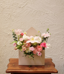 Phong thư hoa tone hồng