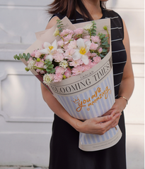 Blooming times hồng chùm mix tulip