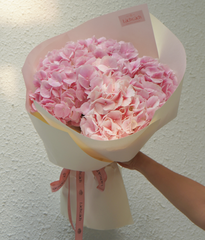 Bó một mặt tú cầu hồng Hà Lan