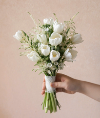 Hoa cưới tulip mix