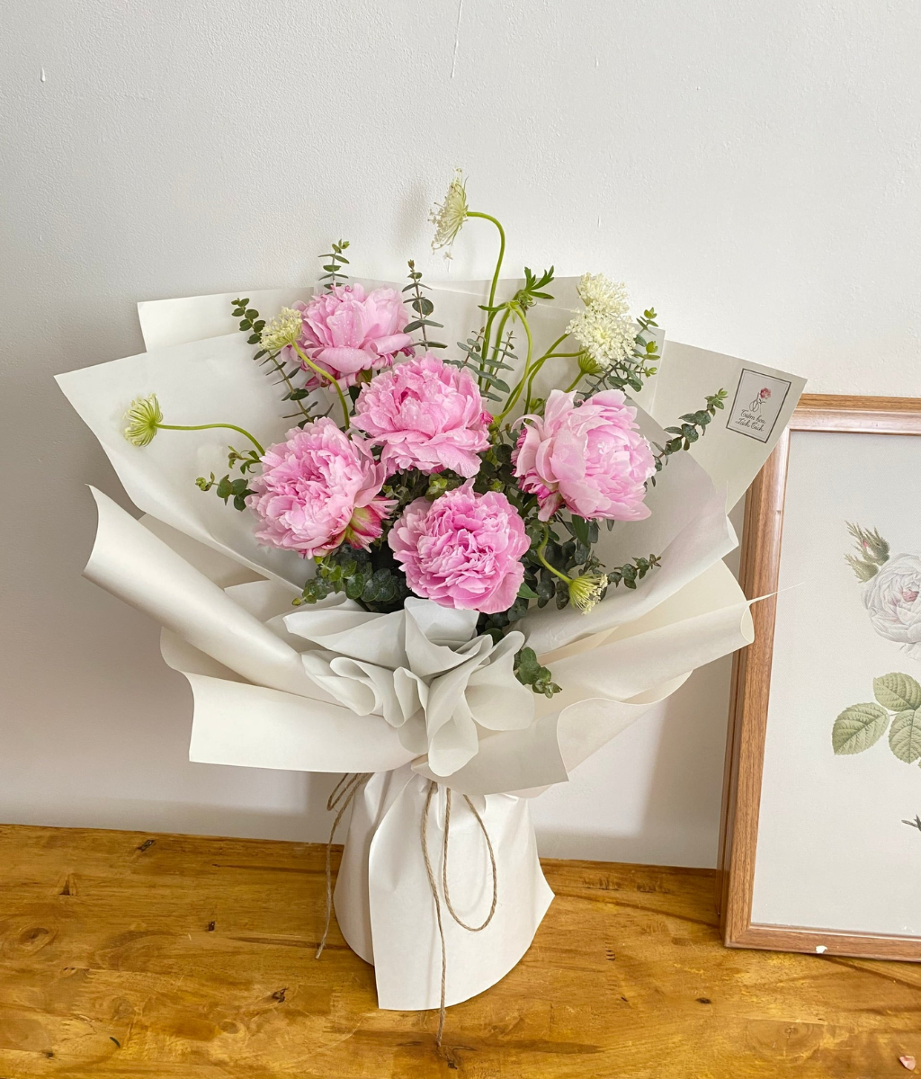 Bó một mặt peony Sarah