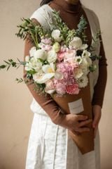 Signature tú cầu hồng mix tulip