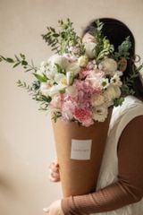 Signature tú cầu hồng mix tulip