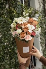 Signature hồng capuchino mix tulip