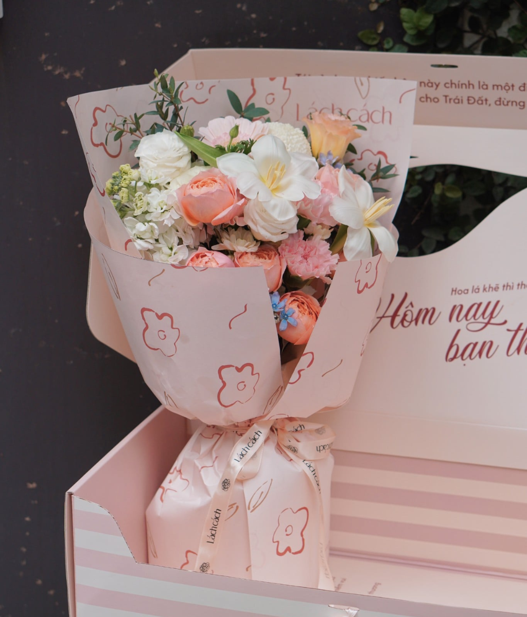 Box The Blooming Whisper Julieta mix tulip