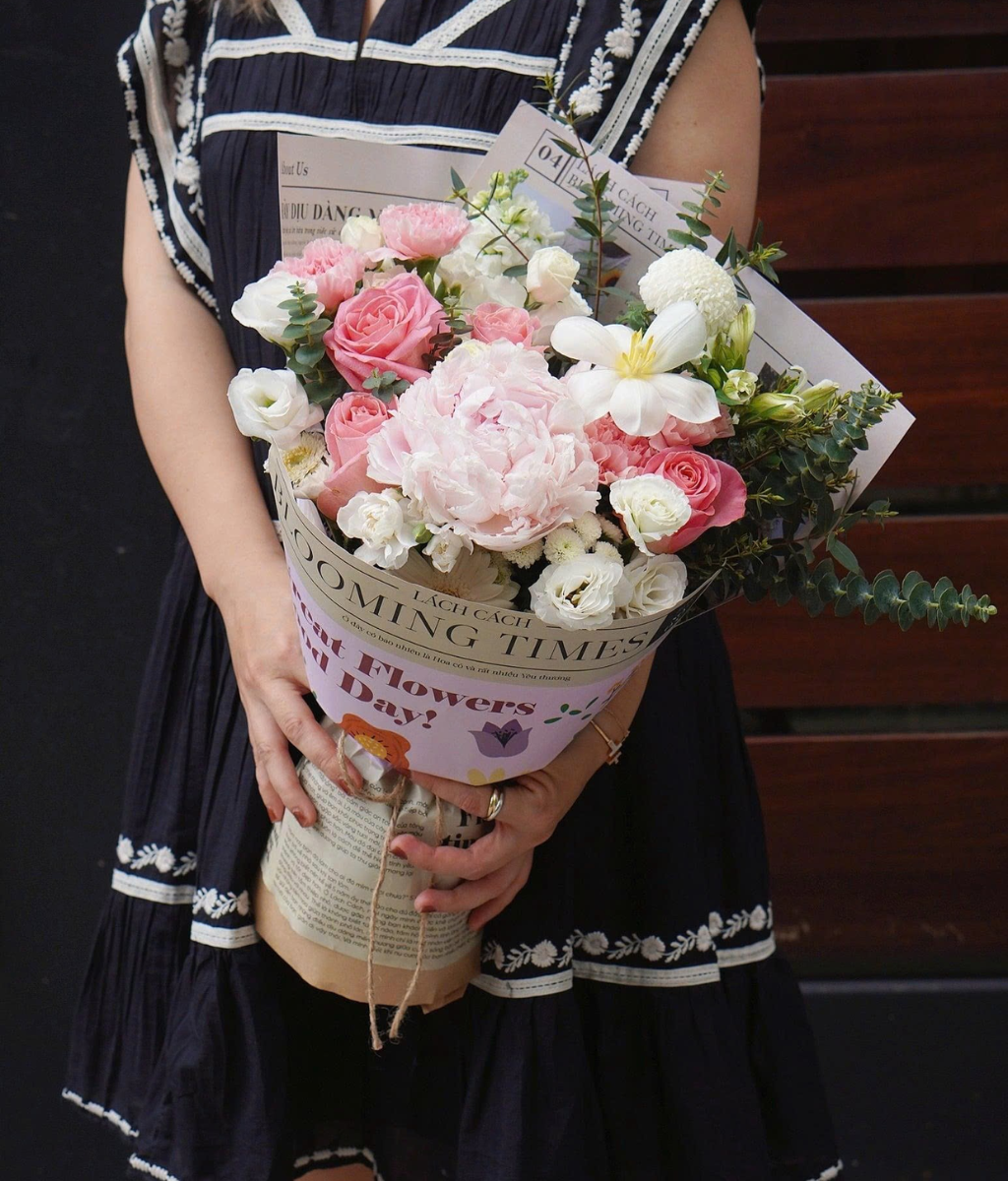 Bó blooming times peony Sarah mix