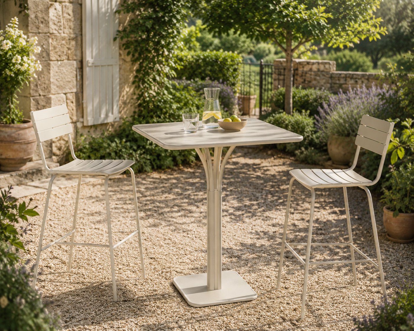  Bàn bar LUXEMBOURG chân trụ 80 x 80 