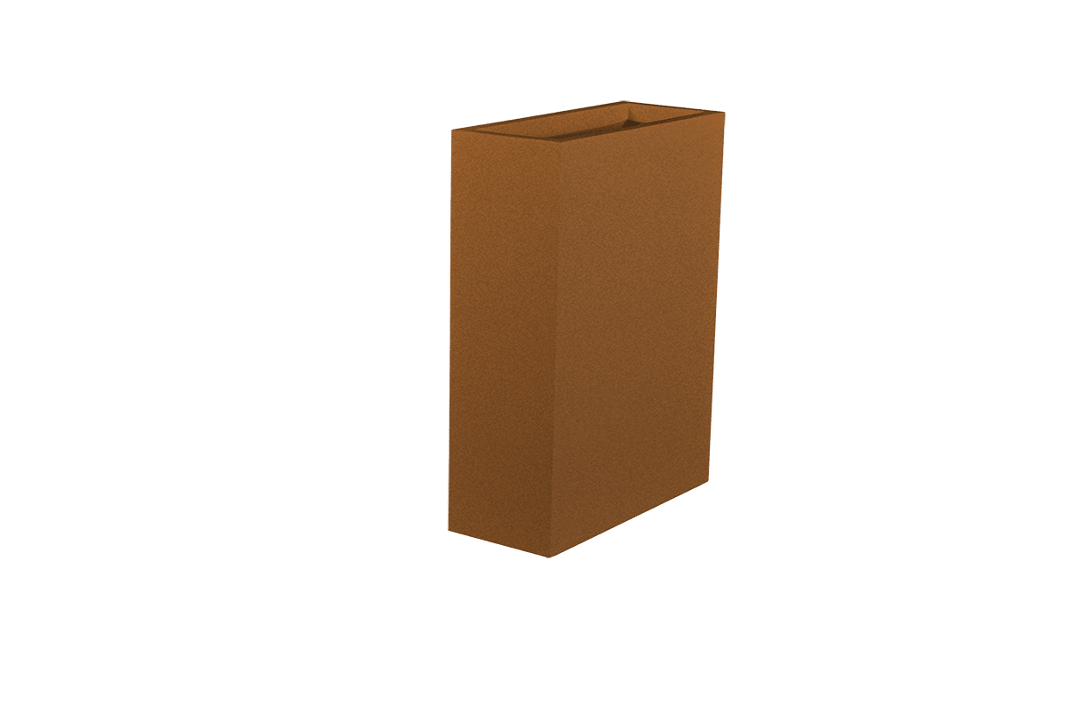 JS - AMESBURY Chậu Composite chữ nhật hẹp (Dài 92 x Rộng 26 x Cao 82 cm) 