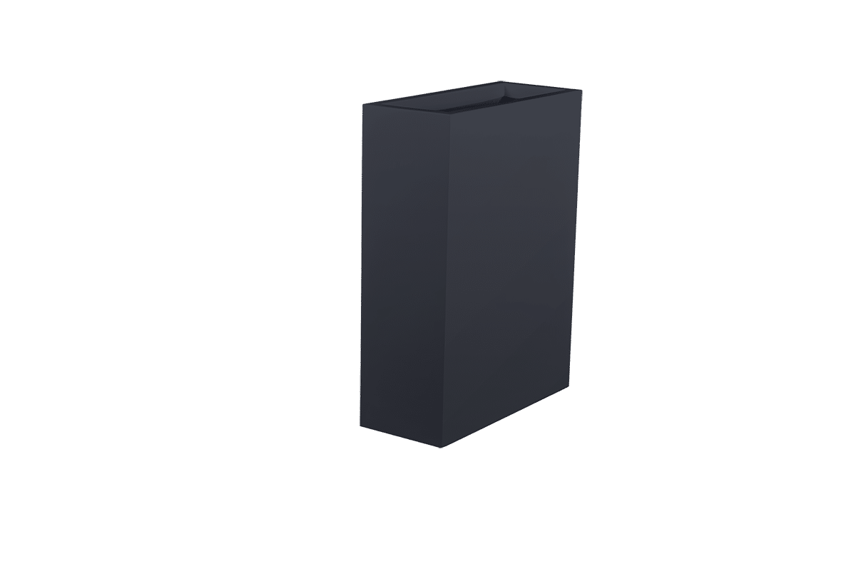  JS - AMESBURY Chậu Composite chữ nhật hẹp (Dài 92 x Rộng 26 x Cao 82 cm) 