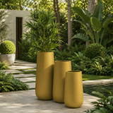  JS - SAIGON Chậu Composite tròn thuôn (Đường kính 46 x Cao 82 cm) 