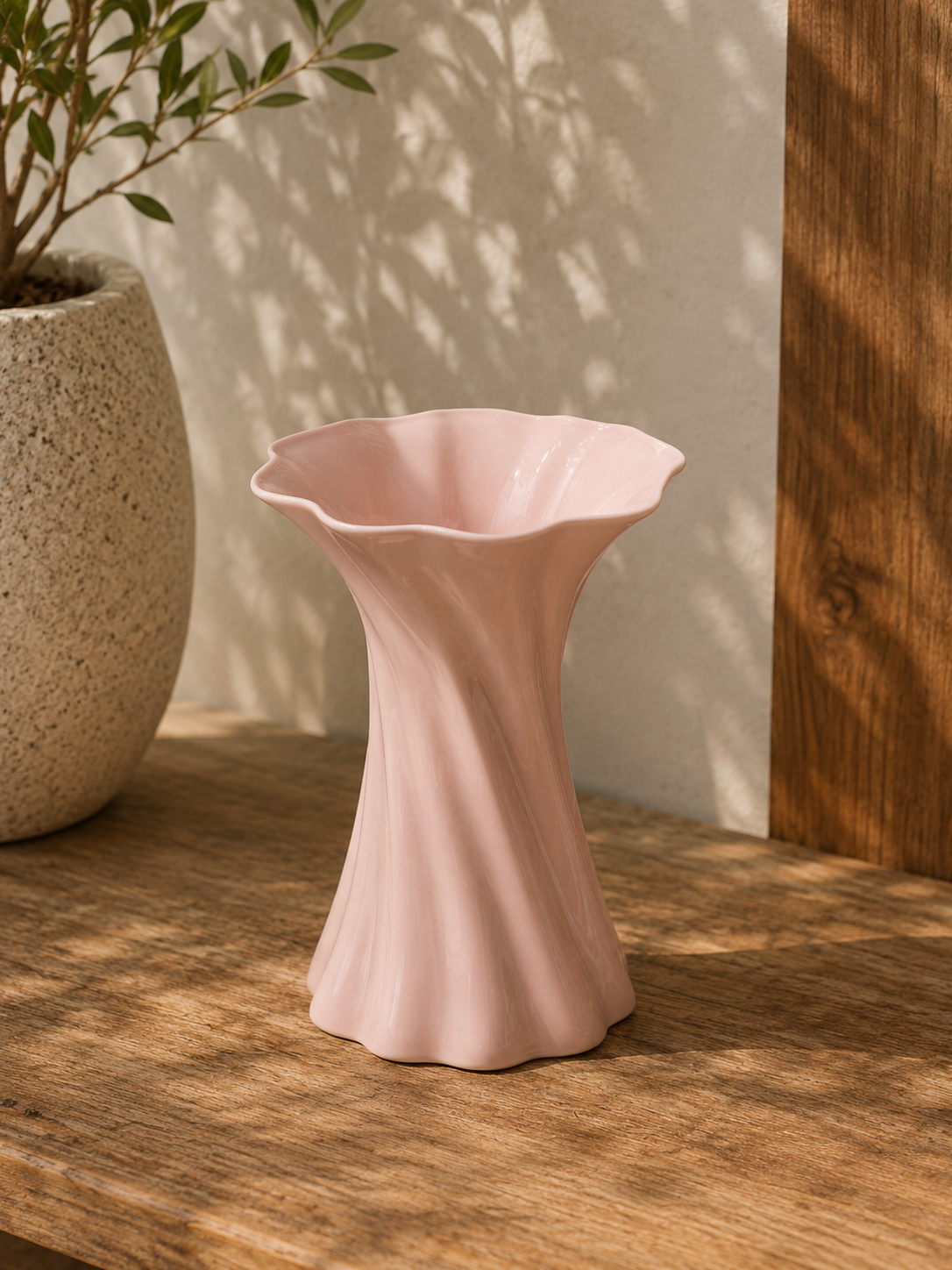  GB - Bình Đứng Hình Xoắn (14x17.5cm) 