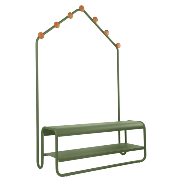  FUNAMBULE Ghế Băng Sảnh Tích Hợp Móc Treo 