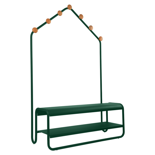  FUNAMBULE Ghế Băng Sảnh Tích Hợp Móc Treo 