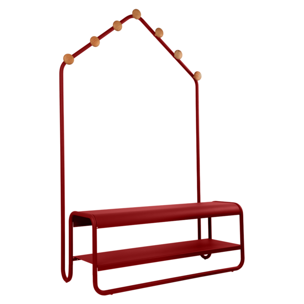  FUNAMBULE Ghế Băng Sảnh Tích Hợp Móc Treo 