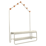  FUNAMBULE Ghế Băng Sảnh Tích Hợp Móc Treo 