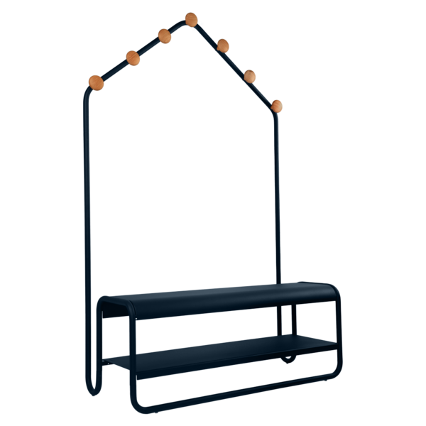  FUNAMBULE Ghế Băng Sảnh Tích Hợp Móc Treo 