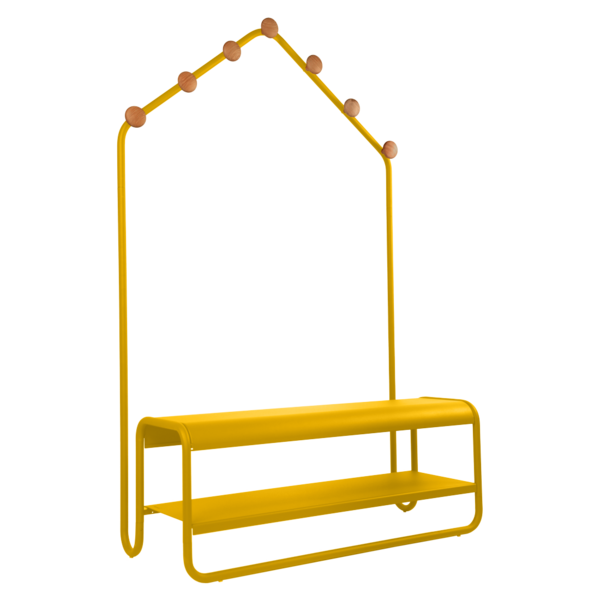  FUNAMBULE Ghế Băng Sảnh Tích Hợp Móc Treo 