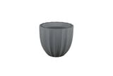  JS - SANTA BARBARA Chậu Composite tròn thấp có rãnh dọc (Đường kính 59 x Cao 52 cm) 
