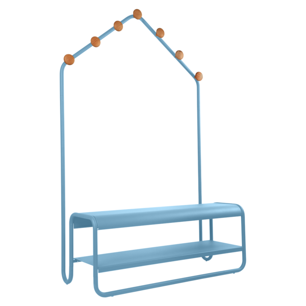  FUNAMBULE Ghế Băng Sảnh Tích Hợp Móc Treo 