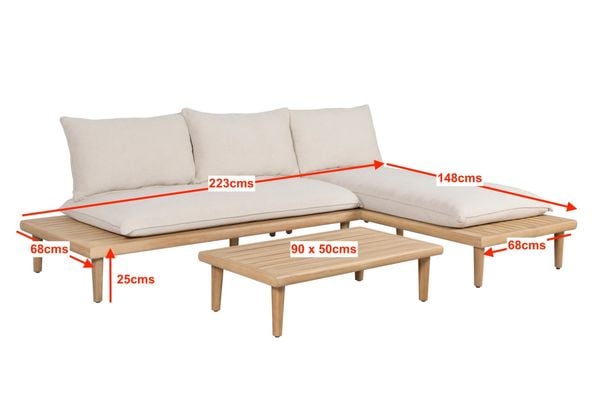  ROSWELL Garden sofa set 