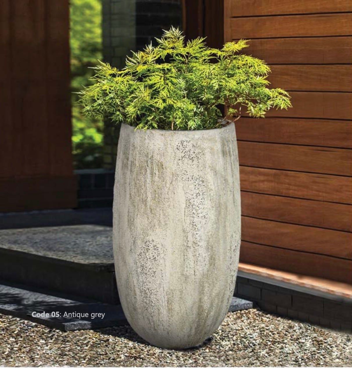  OYSTER CONCRETE - D50 x H90 