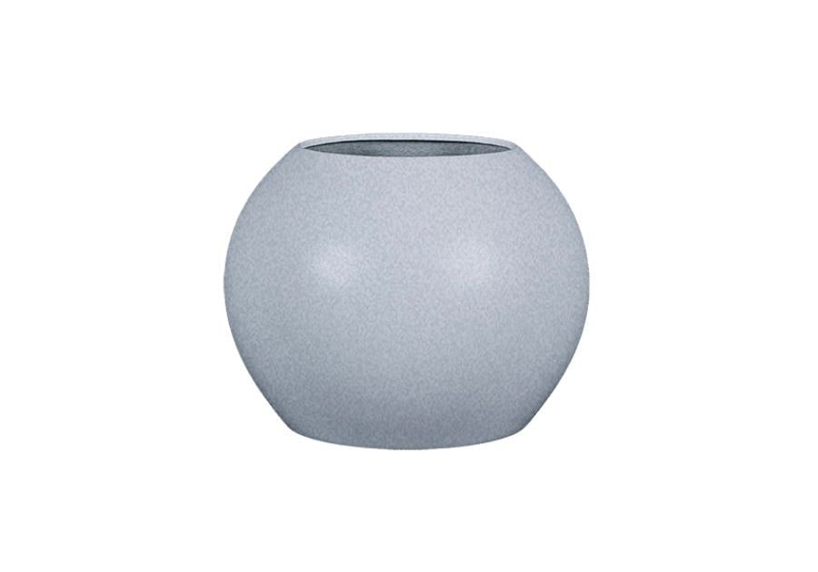  JS - GLOBE Chậu Composite hình cầu - Cỡ trung (Đường kính 62 x Cao 48 cm) 