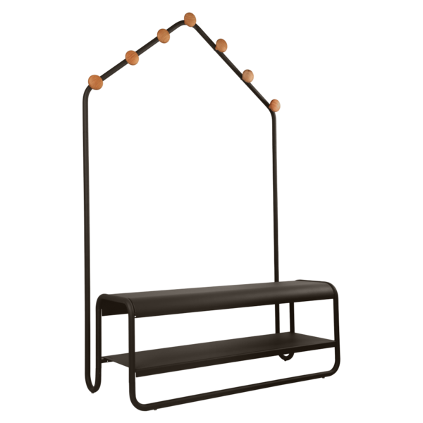  FUNAMBULE Ghế Băng Sảnh Tích Hợp Móc Treo 