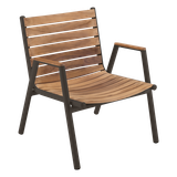  PILOTIS Ghế bành thấp gỗ Teak 