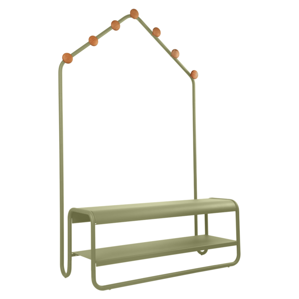  FUNAMBULE Ghế Băng Sảnh Tích Hợp Móc Treo 