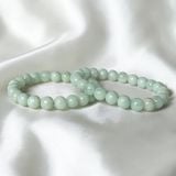  Vòng đá cẩm thạch xanh nhạt loại A 