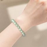  Vòng đá cẩm thạch xanh nhạt loại A 