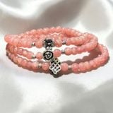  Chuỗi đá đào hoa - Rhodochrosite 