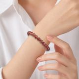  Vòng đá thạch anh tóc nâu đỏ 