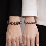  Vòng đá thạch anh tóc nâu đỏ 