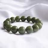  Vòng tay ngọc bích Hòa Điền (Size nam) 