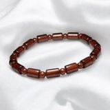  Vòng lu thống đá Garnet - Ngọc Hồng Lựu 