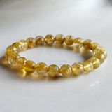  Vòng đá thạch anh tóc vàng - Hàng đẹp 